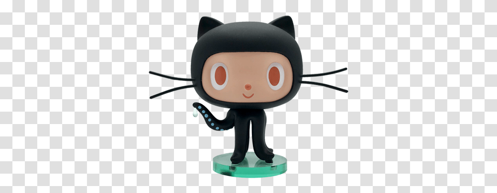 Octocat Figurine 3 Github Octocat, Toy, Pac Man Transparent Png