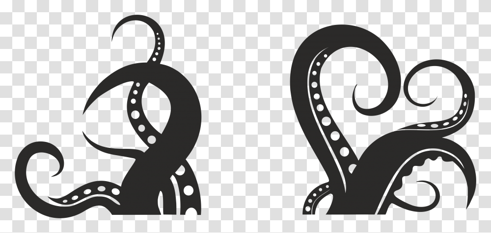 Octopus, Animals, Horseshoe, Number Transparent Png