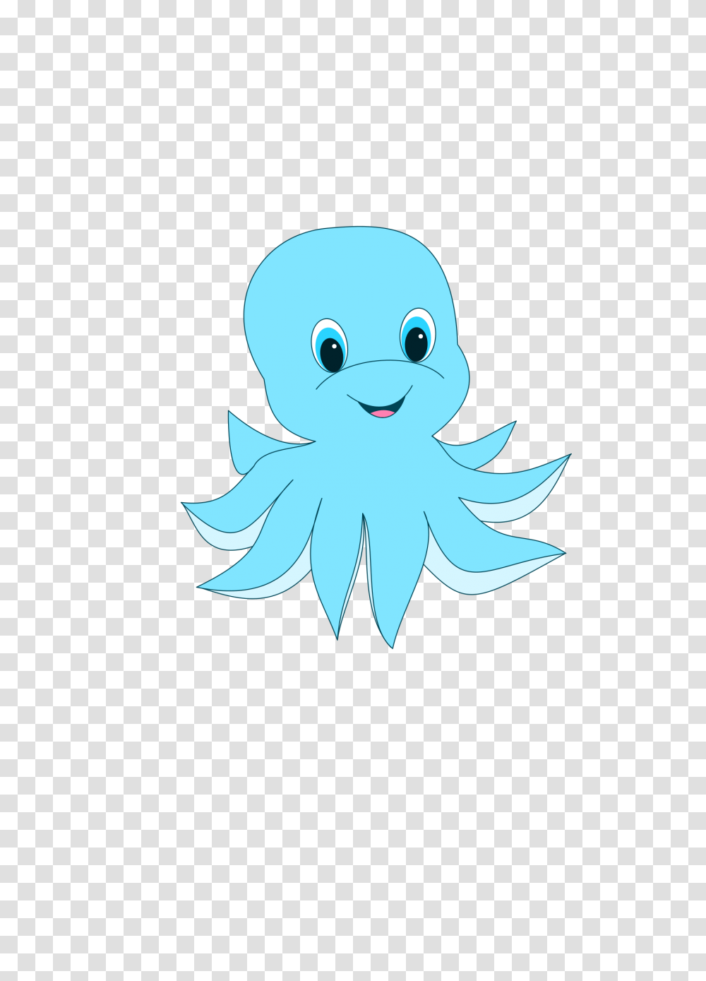 Octopus Clipart Cute, Outdoors, Nature, Animal Transparent Png