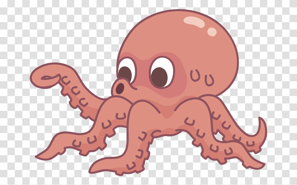 Octopus Clipart Free Download On Webstockreview, Invertebrate, Sea Life, Animal Transparent Png