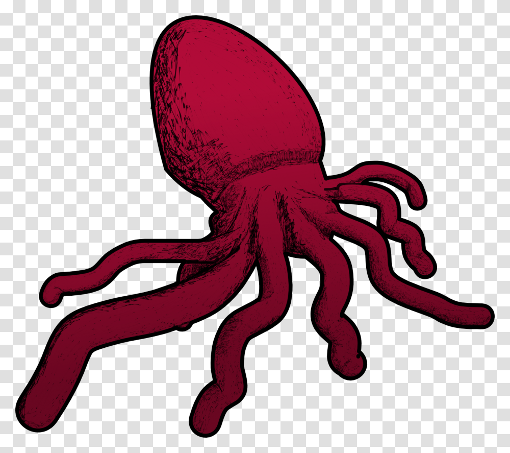 Octopus Clipart Grey, Sea Life, Animal, Food, Seafood Transparent Png