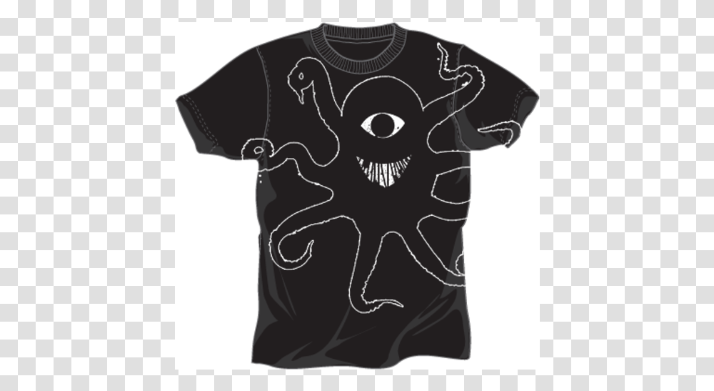 Octopus, Apparel, T-Shirt, Sleeve Transparent Png