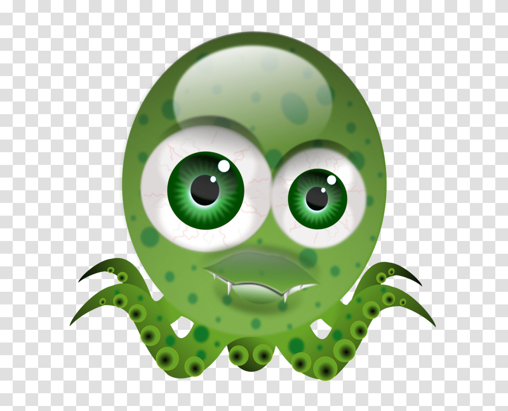 Octopus Computer Icons Drawing Molluscs, Green, Animal Transparent Png