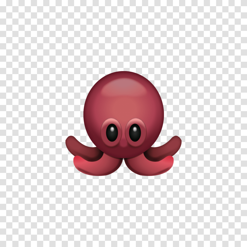 Octopus Emoji Red Iphone Octopus Emoji, Toy, Food, Art, Animal Transparent Png