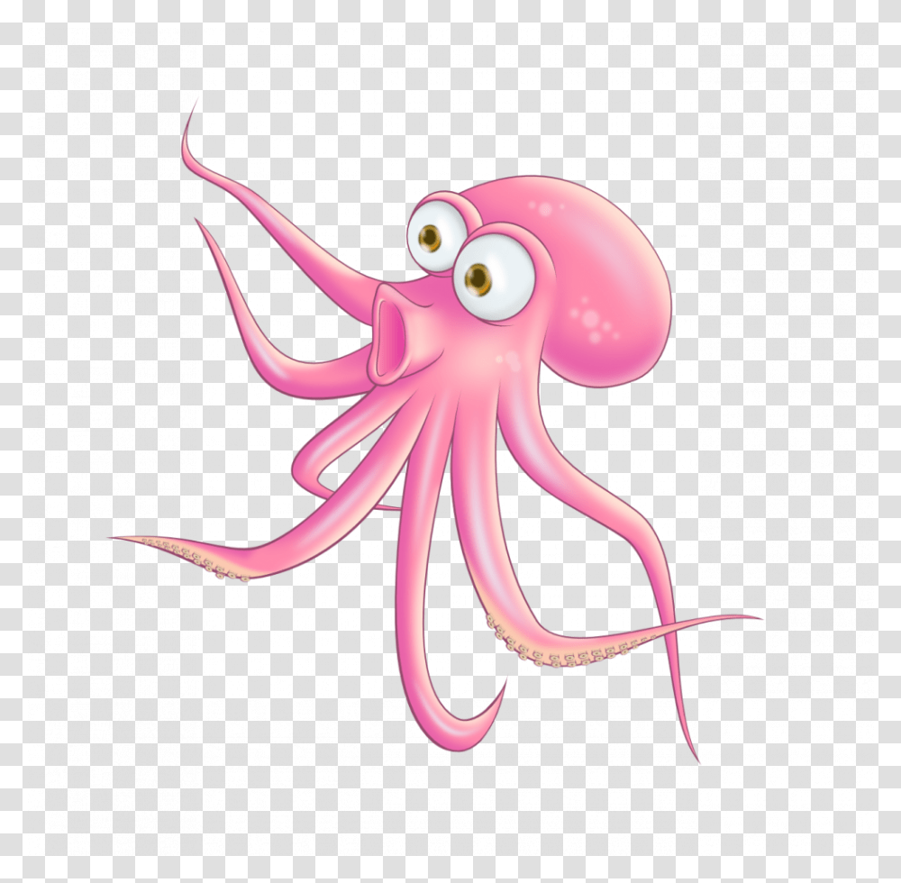 Octopus File - Lux Common Octopus, Invertebrate, Sea Life, Animal, Toy Transparent Png