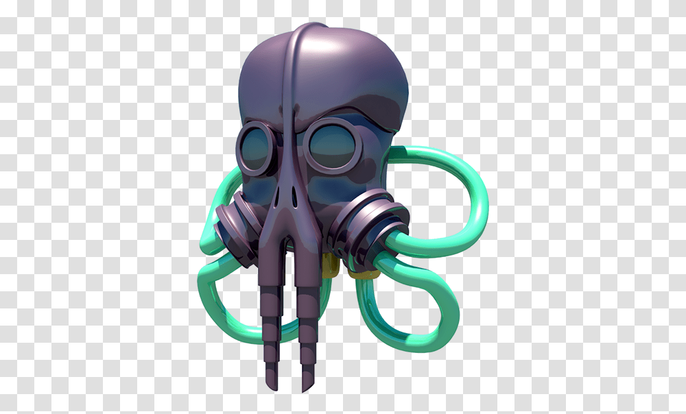 Octopus Gas Mask Diving Mask, Toy, Helmet, Clothing, Apparel Transparent Png