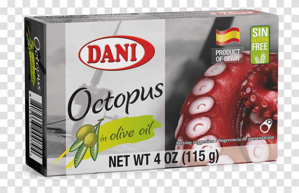 Octopus In Olive Oil 106g Canned Baby Octopus Transparent Png