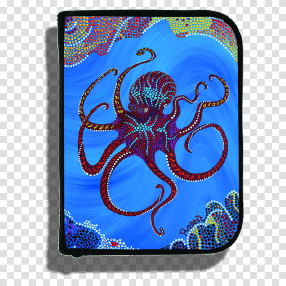 Octopus Log Book Binder Ring Binder, Pattern, Sea Life, Animal, Invertebrate Transparent Png