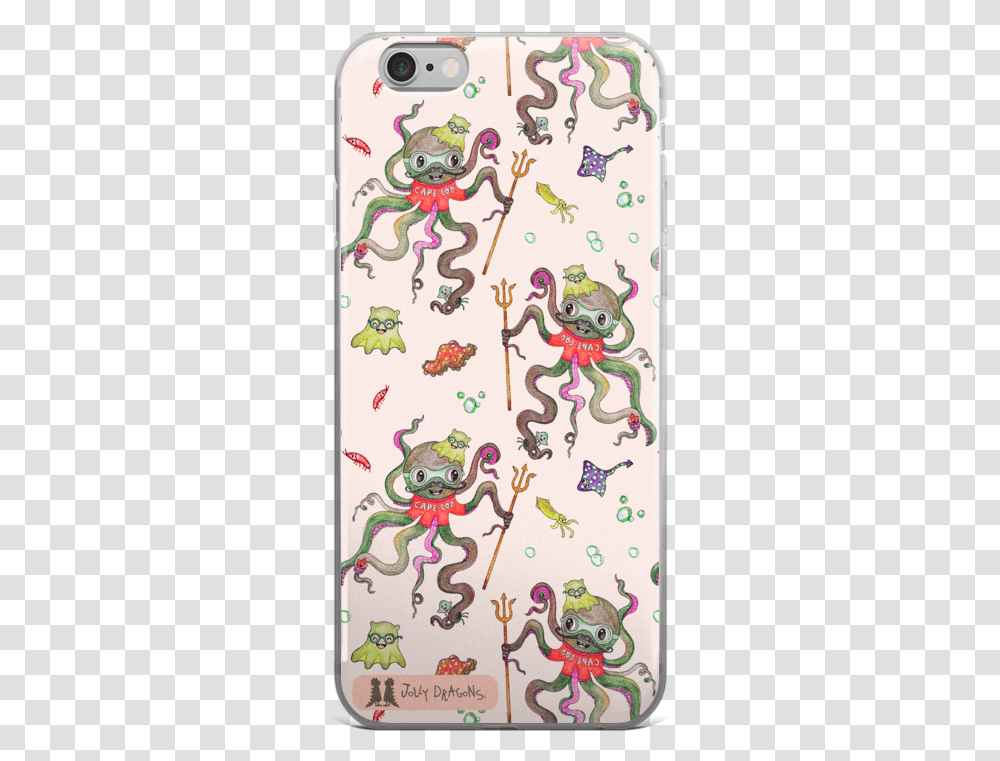 Octopus Pink Iphone 66s 66s Plus Case Mobile Phone Case, Doodle, Drawing, Rug Transparent Png