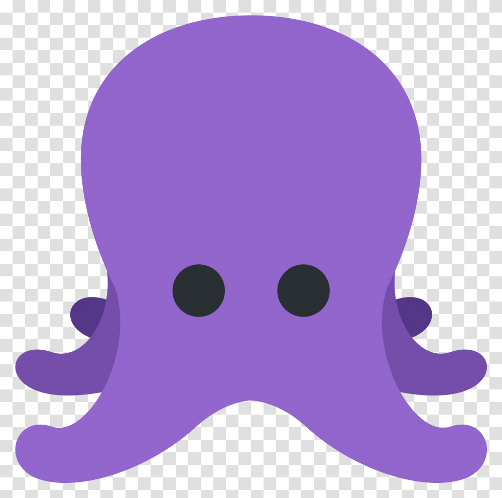 Octopus Purple Octopus Emoji Cute Discord Octopus Emoji, Plush, Toy, Sea Life, Animal Transparent Png