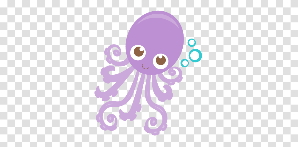Octopus Scrapbook Cute Clipart For Silhouette, Animal, Sea Life, Rug, Drawing Transparent Png