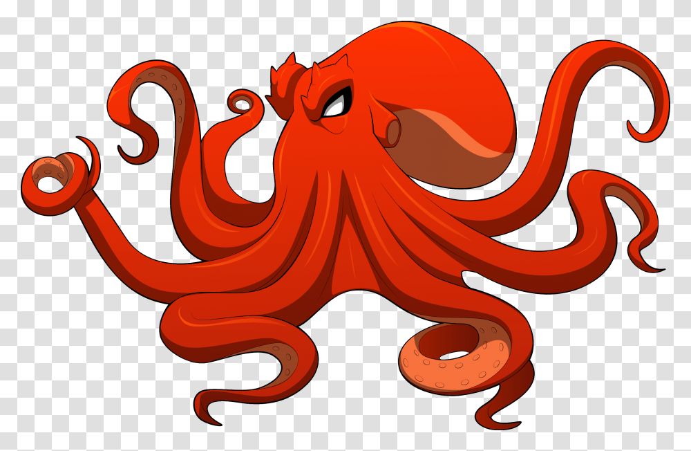 Octopus, Sea Life, Animal, Invertebrate Transparent Png