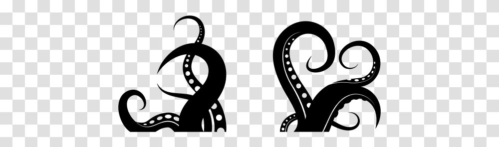Octopus Silhouette Tentacle Clip Art Tentacle Clipart, Gray, World Of Warcraft Transparent Png
