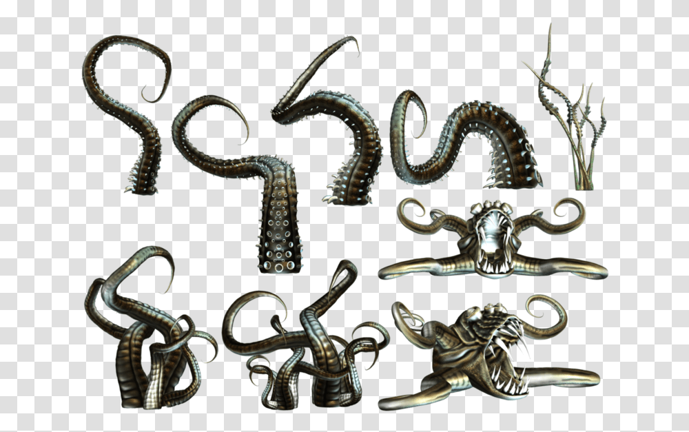 Octopus Tentacles Tentacle, Bronze, Accessories, Accessory, Pattern Transparent Png