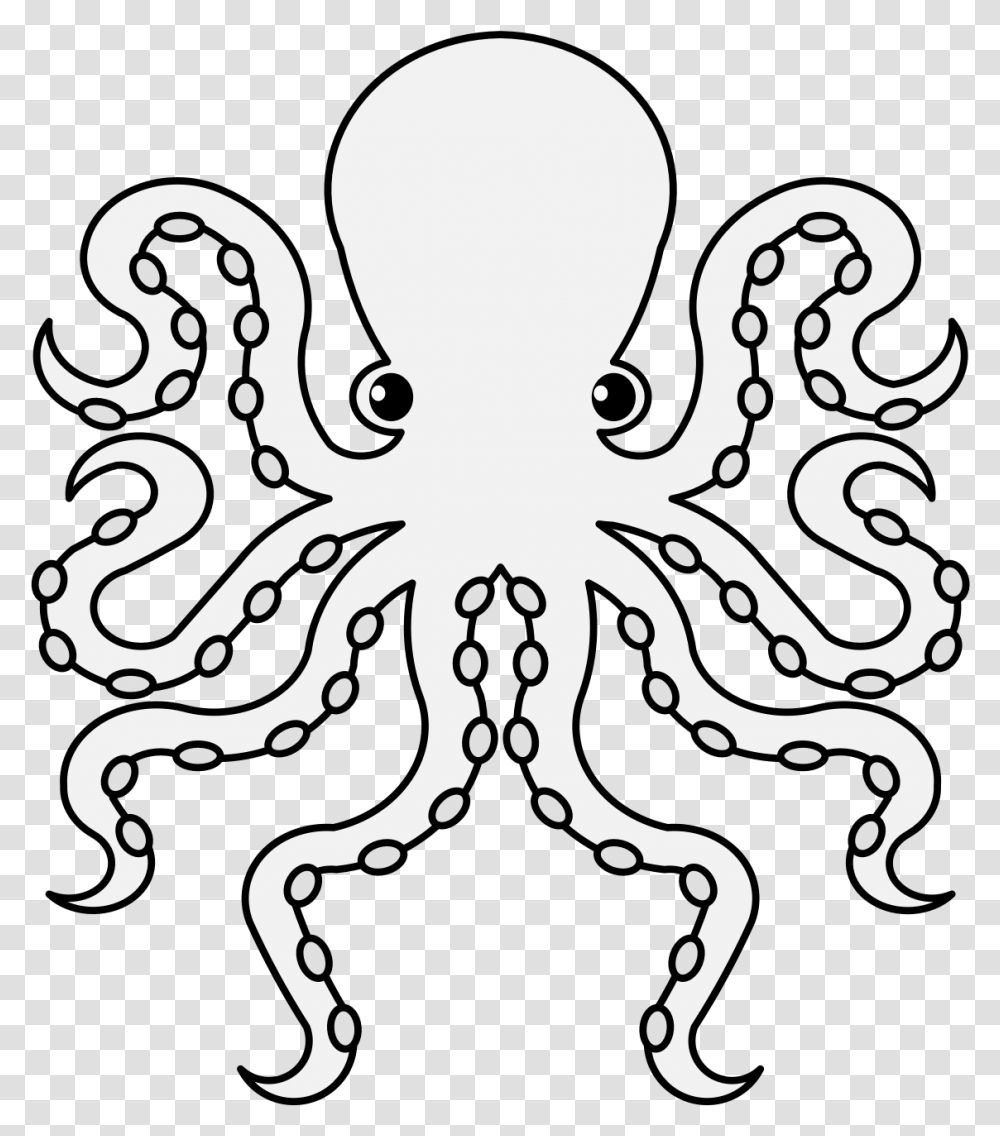 Octopus Traceable, Invertebrate, Sea Life, Animal Transparent Png