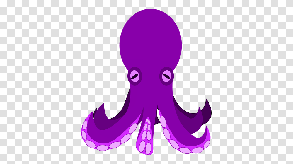 Octopus Vector Clip Art, Animal, Invertebrate, Sea Life, Purple Transparent Png