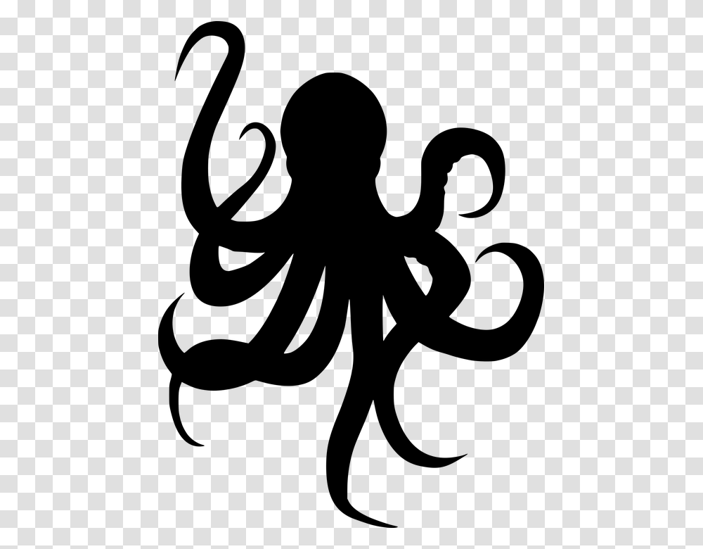 Octopus Vector, Gray, World Of Warcraft Transparent Png