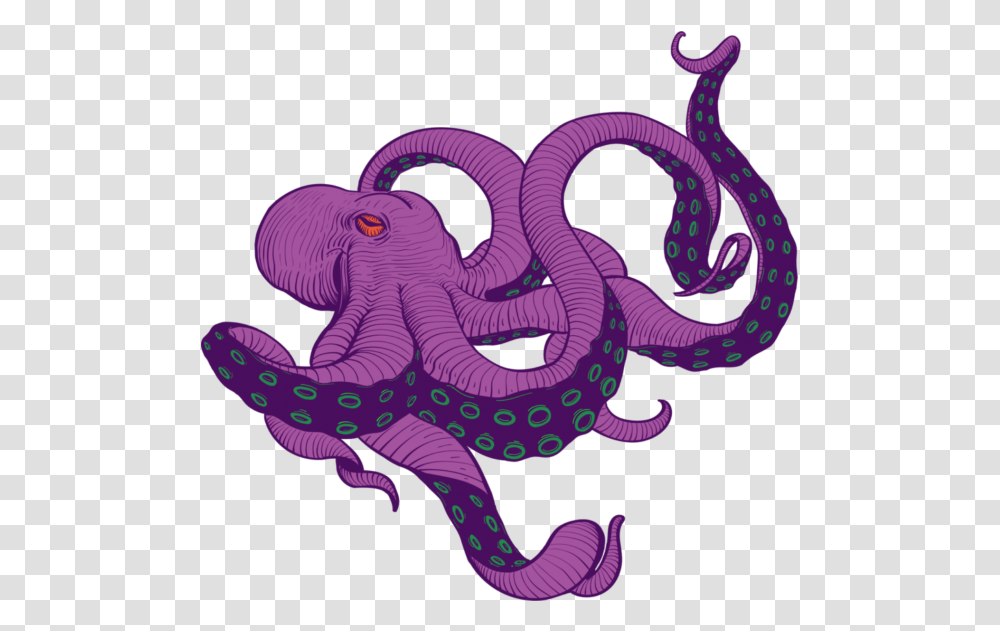 Octopus Vector Hd Free Octupus With Background, Animal, Invertebrate, Sea Life, Snake Transparent Png