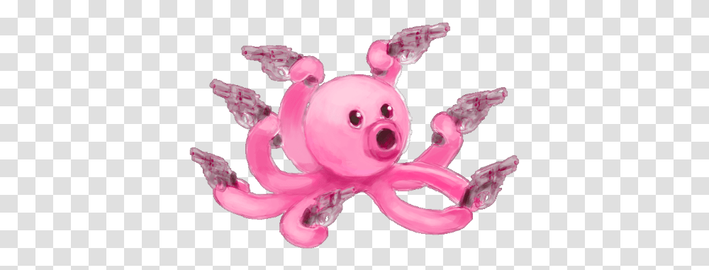 Octopus With Guns Octopus With Guns, Toy, Animal, Sea Life, Invertebrate Transparent Png