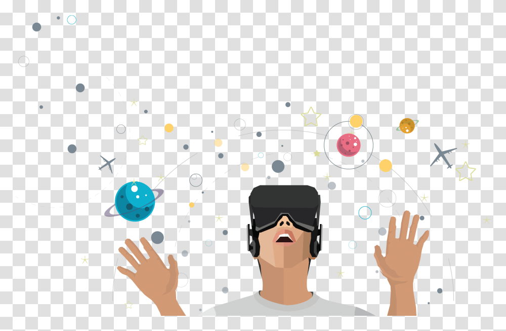 Oculus Rift Htc Vive Playstation Vr Virtual Reality Virtual Reality, Paper, Juggling, Confetti, Ball Transparent Png