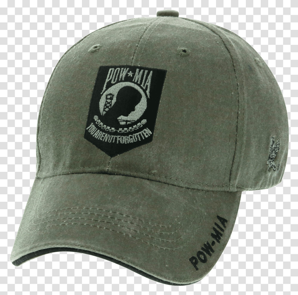 Od Green Embroidered Pow For Baseball, Clothing, Apparel, Baseball Cap, Hat Transparent Png