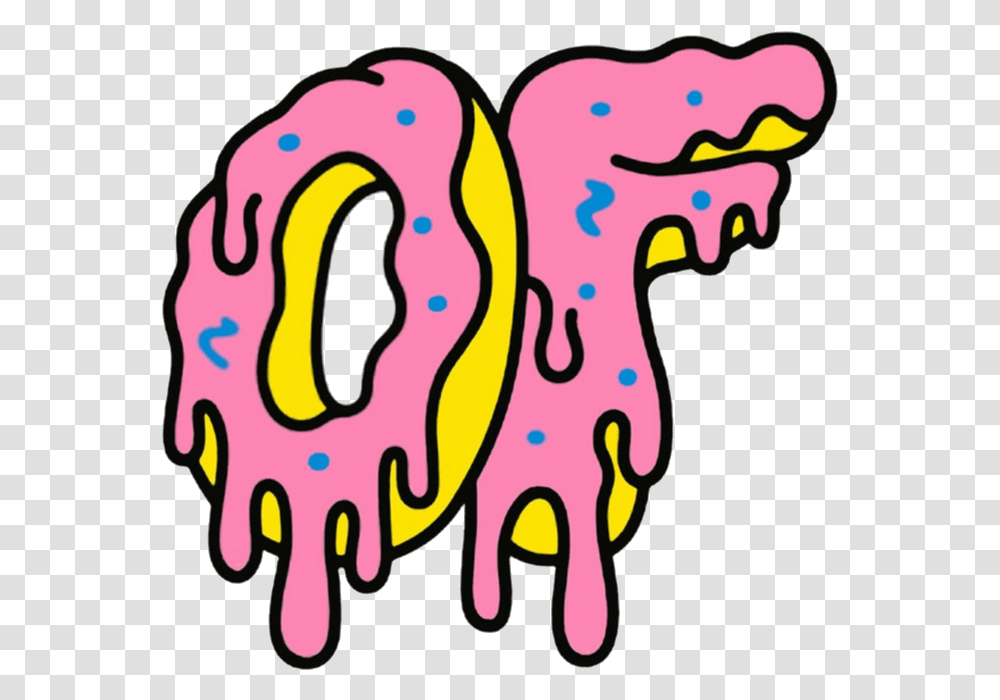 Odd Future Logo Dripping Download Odd Future Logo Drip, Dye, Paint Container, Purple Transparent Png
