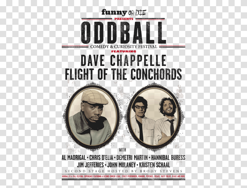 Oddball Fast Oddball Comedy Festival Dave Chappelle, Poster, Advertisement, Person, Human Transparent Png