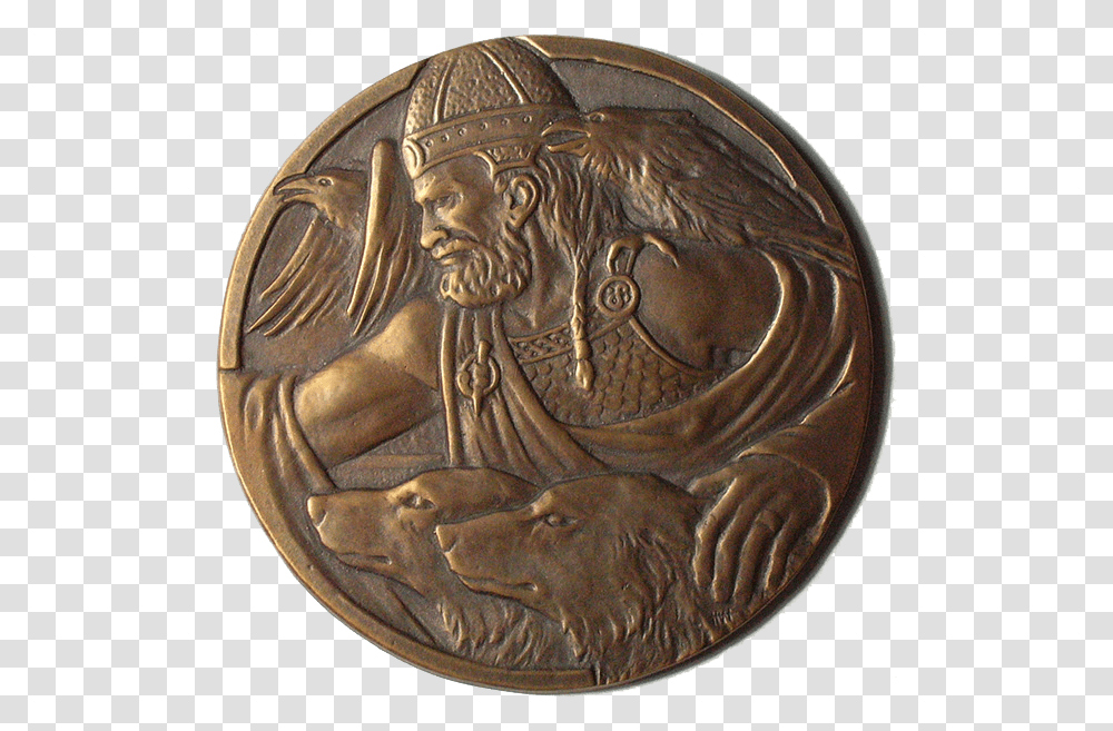 Odin Coin, Bronze, Money, Painting, Art Transparent Png