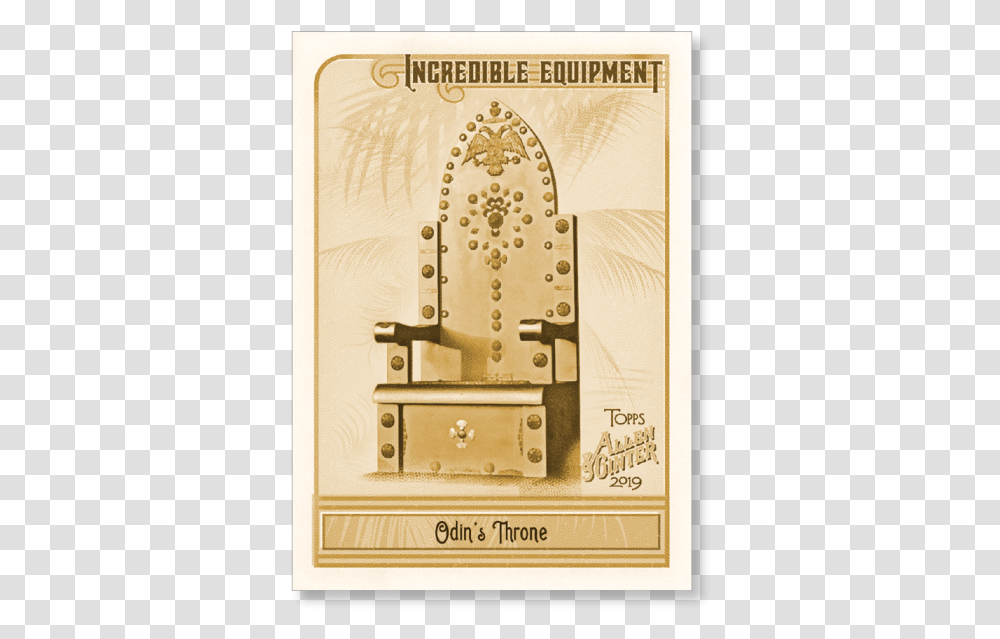 Odin S Throne 2019 Topps Allen Amp Ginter Oversized Incredible Arch, Chair, Furniture, Poster, Advertisement Transparent Png