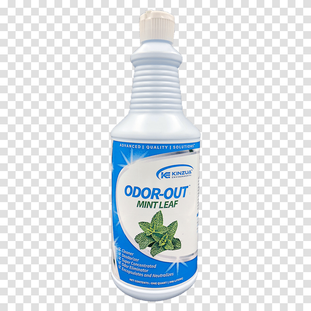 Odor Out Mint Leaf Kinzua Environmental, Label, Bottle, Food Transparent Png