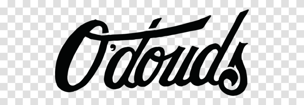 Odouds Logo Calligraphy, Alphabet, Handwriting, Word Transparent Png