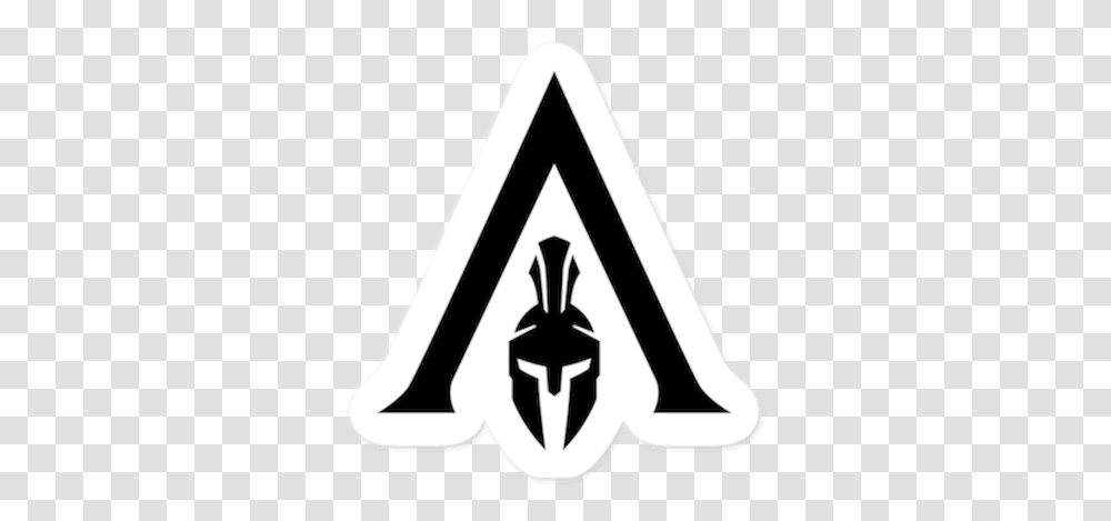 Odyssey Crest Black Sticker Dot, Symbol, Axe, Tool, Triangle Transparent Png