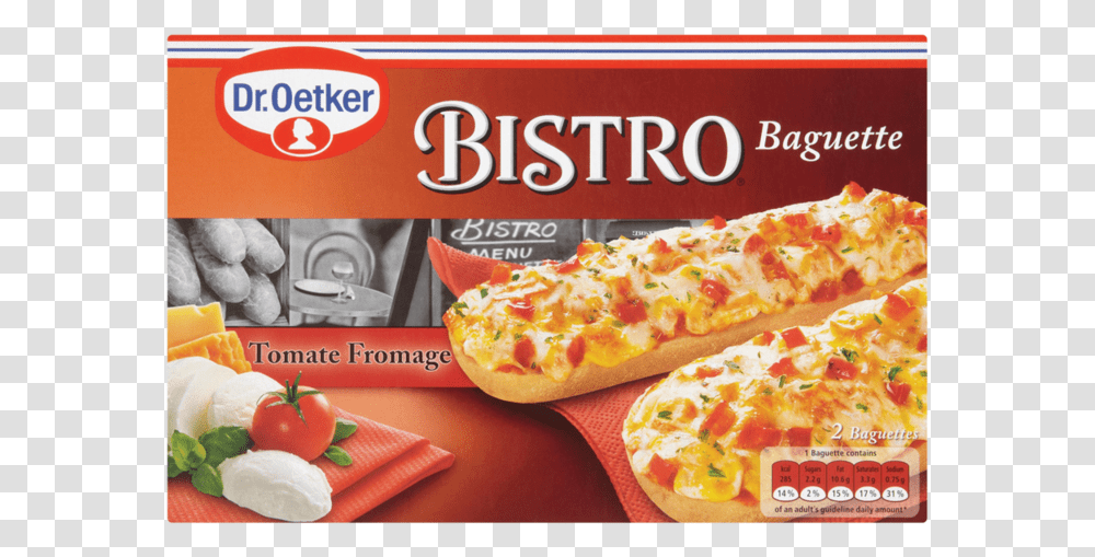 Oetkerbistrotomate French Bread Pizza Uk, Food, Hot Dog Transparent Png