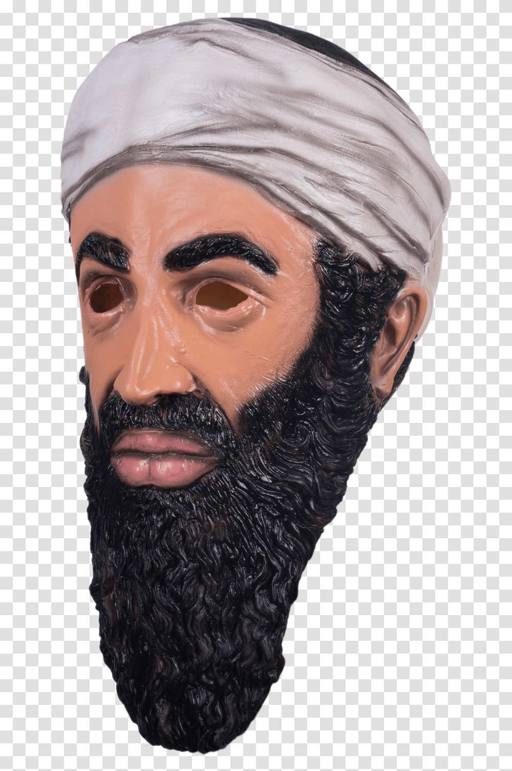 Of 10 The Mask Biz Dangerous Osama Bin Laden Mask Sculpture, Face, Person, Human, Head Transparent Png