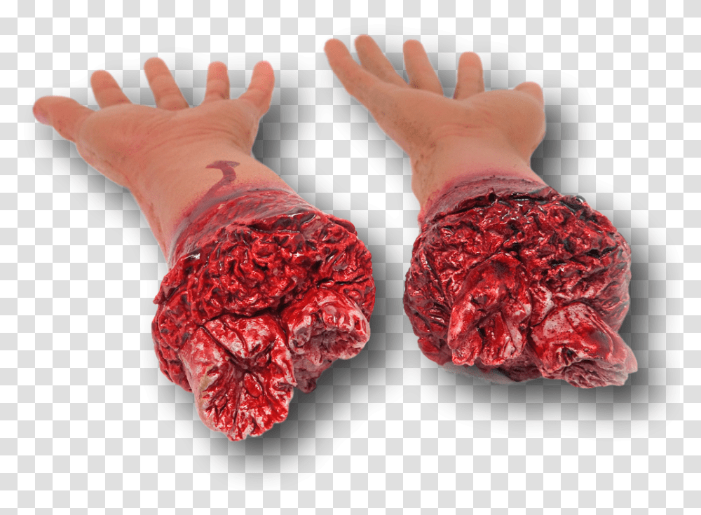 Of 11 Bloody Severed Fake Latex Arm Arms Leg Legs Severed Leg, Hand, Person, Human, Finger Transparent Png