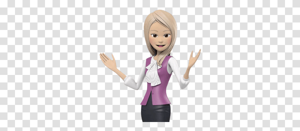 Of A Girl Talking & Free T 388195 3d Animated Woman, Person, Human, Toy, Doll Transparent Png