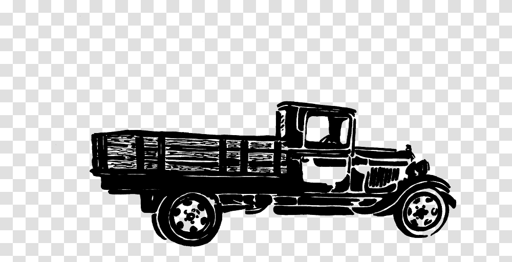 Of An Old Fashioned Truck Full Of Produce To Illustrate Pickup Truck, Outdoors, Nature, Interior Design, Building Transparent Png