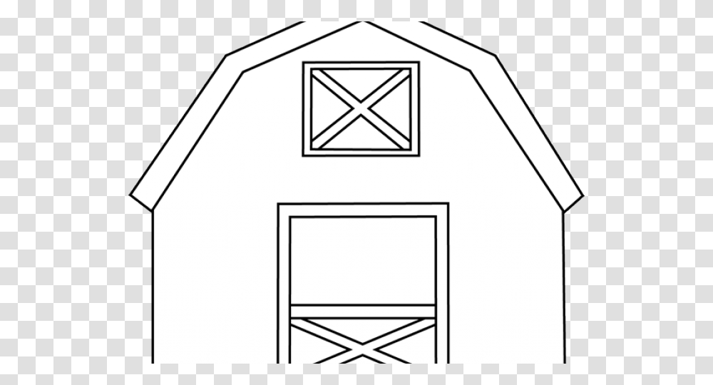 Of California Free Clip Art Barn Black And White, Farm, Building, Rural, Countryside Transparent Png