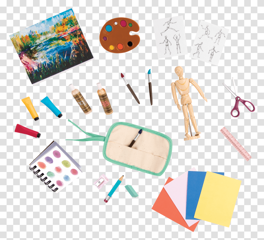 Of Classroom Dolls Our Generation Art Class, Person, Weapon, Drawing Transparent Png