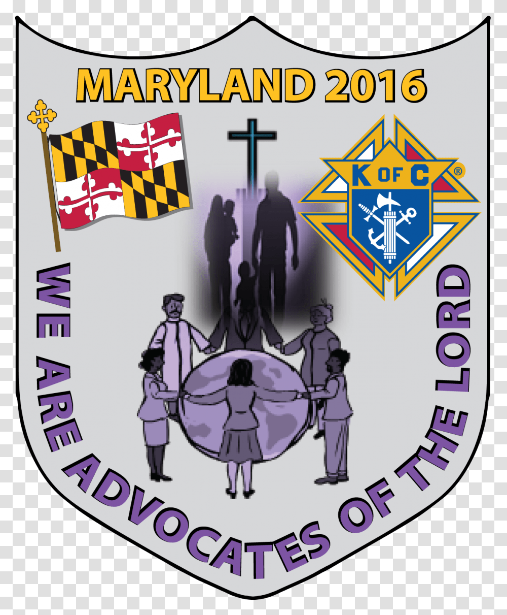 Of Columbus Maryland State Baltimore Knights Of Columbus Logo, Person, Human, Trademark Transparent Png