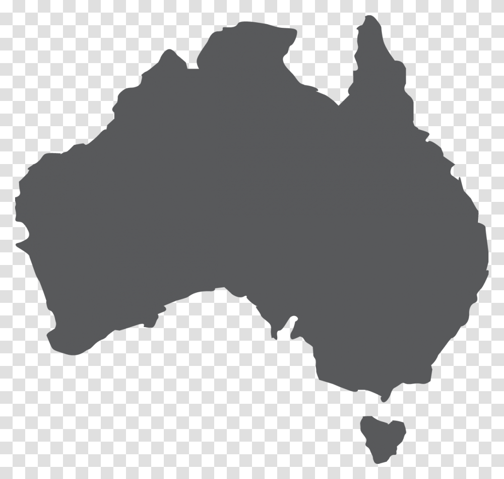 Of Flag Australia Map World Free Clipart Hd Clipart Australia Map Black And White, Silhouette, Diagram, Stencil, Plot Transparent Png