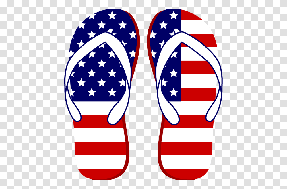 Of July Clipart, Apparel, Footwear, Flip-Flop Transparent Png