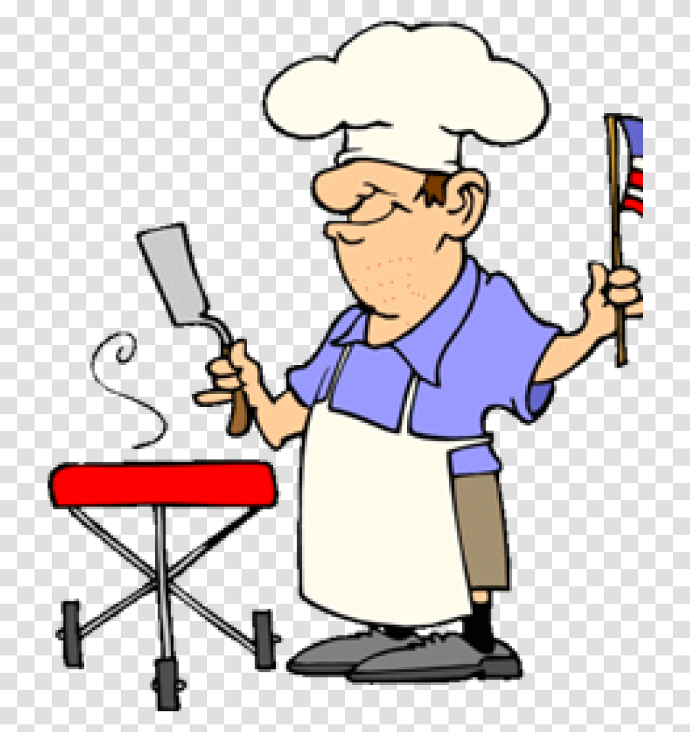 Of July Cookout, Person, Human, Chef Transparent Png