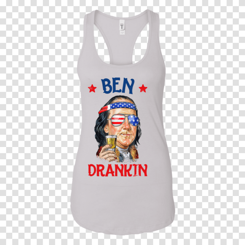 Of July Shirts For Men Ben Drankin Benjamin Franklin Tee, Apparel, Person, Human Transparent Png