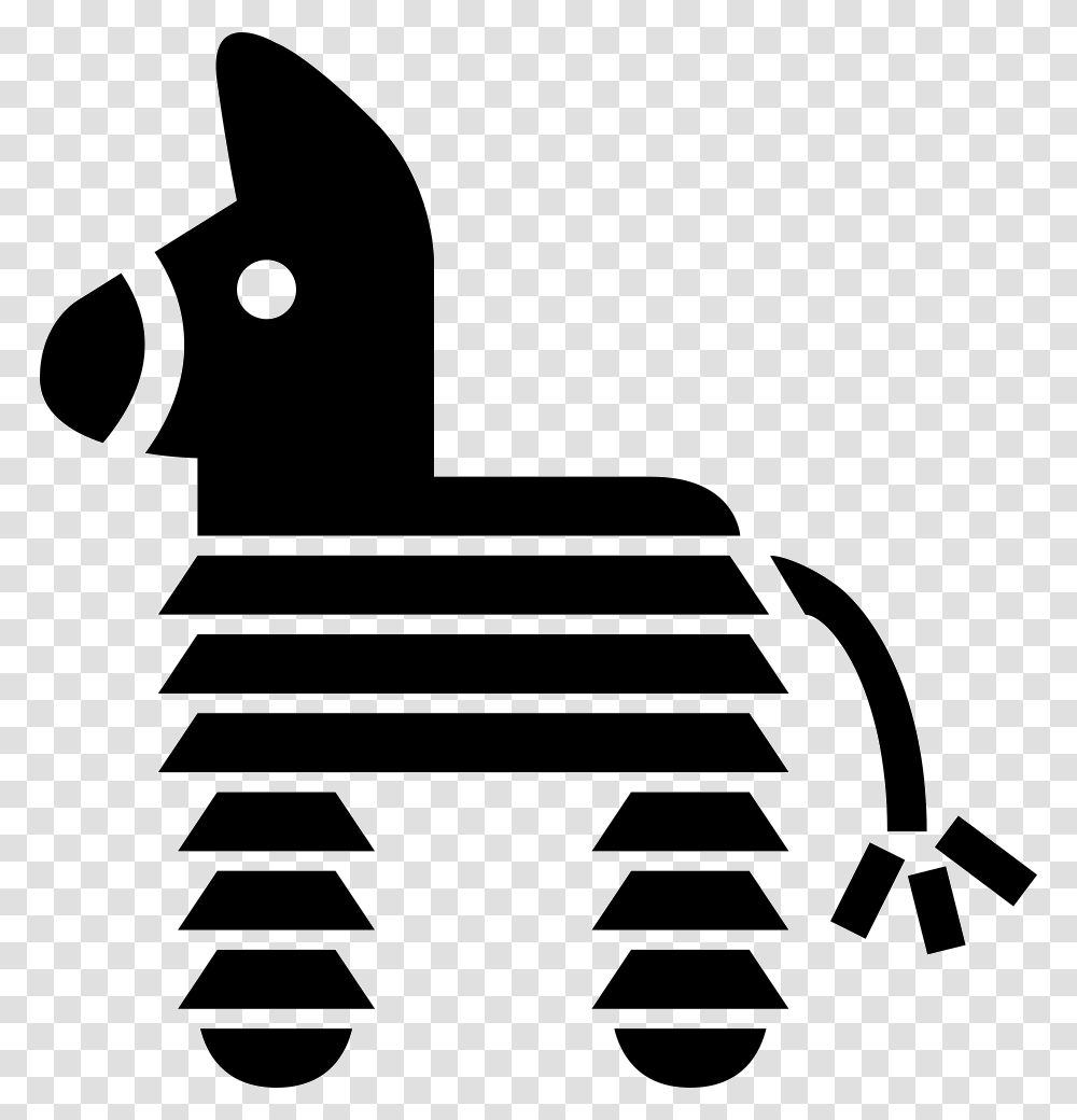 Of Mexico With Horse Shape, Stencil, Silhouette Transparent Png