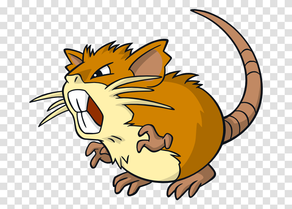 Of Rattata Pokemon Raticate, Dragon, Animal Transparent Png