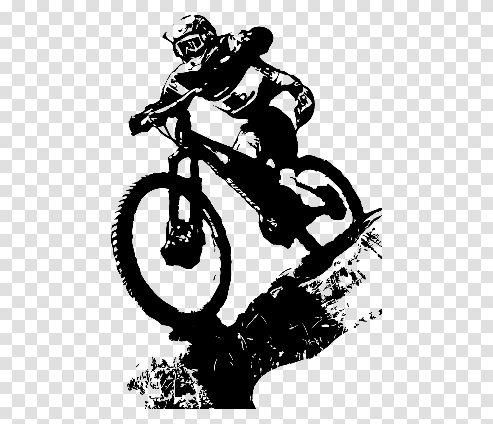 Of The Best Smartphone Cycling Apps For Iphone Mountain Bike, Bicycle, Vehicle, Transportation, Stencil Transparent Png