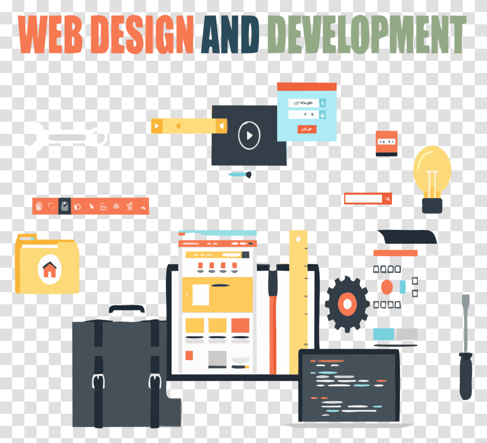 Of The Web In Creating Creative Visual Design Online Web Development And Designing, Diagram, Wiring, Plan Transparent Png