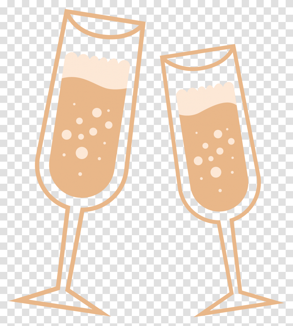 Of Wine Glasses Toasting 2 Champagne Glass Vector, Beverage, Drink, Alcohol, Beer Transparent Png