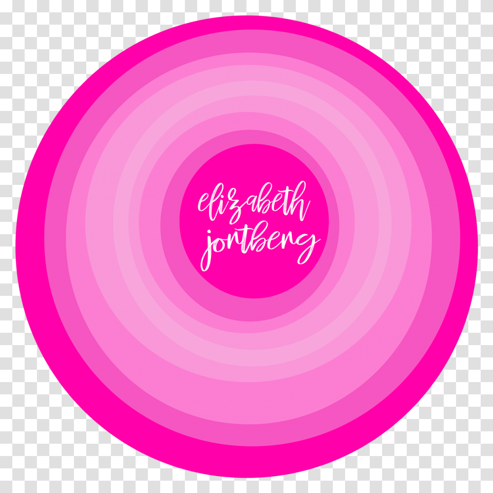 Off Center Fade Circle Personal Logo Pink Black Jack Table, Purple, Frisbee, Toy, Rug Transparent Png